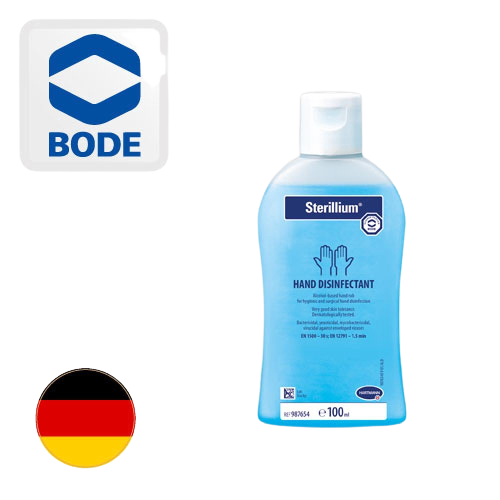 ضدعفونی کننده دست 100 میلی لیتری bode بوده(Strillium100ml) - کالای پزشکی ترکش