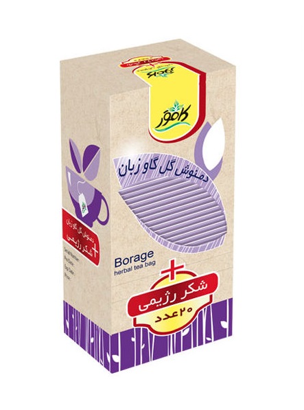 دمنوش گل گاو زبان کامور - کالای پزشکی ترکش